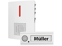 CASAcontrol Funk-T&uuml;rklingel mit ... m Reichweite, IPX4, wei&szlig;