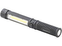 PEARL 2in1-LED-Taschenlampe mit ... Magnet, 250 lm, 2,5W