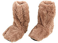 infactory Aufw&auml;rmbare Flausch-Stiefel mit ... Gr&ouml;&szlig;e 39 - 41