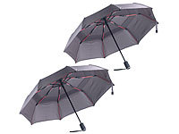 Carlo Milano 2 Taschenschirme mit ... T, sicher bis 140 km/h