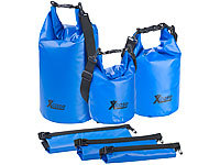 Xcase 3er-Set Wasserdichte ...-Plane, 5/10/20 Liter, blau