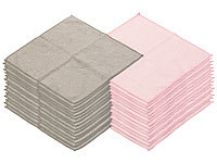 Sichler Beauty Mikrofaser-... 30 Stk,rosa,grau,30x30cm