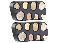 Xcase Kasse: Sicherheits-Stahl-Geldkassette mit Euro-Münzzählbrett