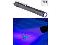 KryoLights Profi-Pen-Light mit ... 395 nm, Aluminium, IPX4