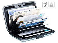 Xcase Edles RFID-Kartenetui aus ... bis zu 6 Chip-Karten