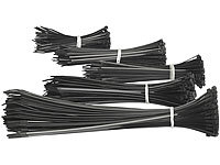 AGT 500er-Set Kabelbinder in 5 ... zu je 100 Stück, schwarz