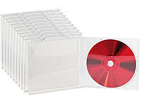 PEARL CD Jewel Boxen im 10er-Set, klares Tray