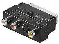 auvisio TV-Adapterstecker AV-... auf SCART, umschaltbar