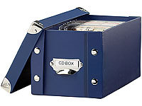 PEARL CD-Archiv-Box für 24 ... oder 48 Slim-CD-Hüllen, blau