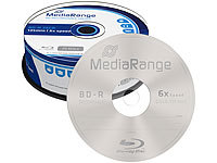 MediaRange Blu-ray-Rohlinge BD-R 25 GB 6x, 25er-Spindel