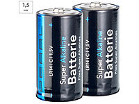PEARL Super Alkaline Batterien Baby 1,5V Typ C im 2er-Pack