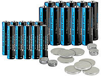 PEARL Batterie-Set 32-teilig ...- und Lithium-Zellen