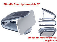 PEARL Universelle Kfz-Smartphone-... bis 15,2 cm (6")