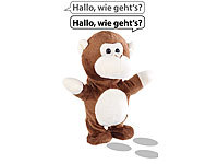 Playtastic Sprechender Plüsch-Affe mit ... und läuft, 22 cm