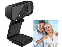 Somikon 4K-USB-Webcam ... Mikrofon und Autofokus