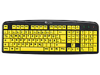 GeneralKeys Komfort-Tastatur ... Großschrift-Tasten