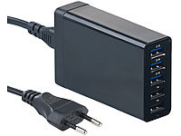 revolt 5-Port-USB-Netzteil mit ...-Anpassung, bis 8 A, 40 W
