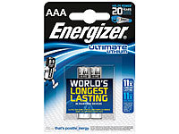 Energizer Ultimate Lithium-Batterie AAA ... Volt im 2er-Pack