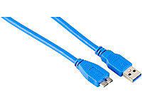 c-enter USB-3.0-Anschlusskabel, A-... Micro-B-Stecker, 1,8 m