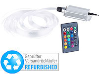 Lunartec Glasfaser-RGB-LED-Sternenhimmel mit Fernbedienung und 200 Lichtfasern