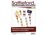 Sattleford 1.000 Visitenkarten, microperforiert, ... 85 x 54