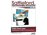 Sattleford 16 Vinyl-Klebefolien für ... DIN A4,  weiß