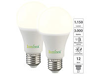 Luminea 2er-Set LED-Lampen, ... E27, 12W, 1150lm, warmweiß