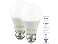 Luminea 2er-Set LED-Lampen, ... 9 W, 850 lm, tageslichtweiß