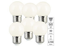 Luminea 6er-Set LED-Lampen ... 10W), 50 lm, warmweiß