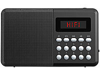 auvisio FM-Taschenradio, Bluetooth, ... USB, microSD & Akku