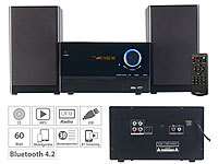 auvisio Micro-Stereoanlage, CD-... Bluetooth, 60 Watt