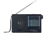 auvisio Analoger 20-Band-Weltempf&auml;nger ... FM, MW und 18x KW