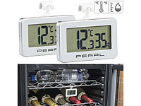 PEARL Digitales Kühlschrank-Thermometer ... Haken, 2er-Set
