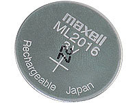 Maxell ML2016 wiederaufladbare Li-Ion-... 3 V, 25 mAh