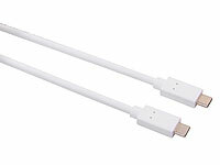 c-enter USB-Kabel Typ C auf Typ ... 2, weiß, 150 cm, bis 3 A