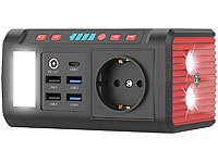 revolt Mini-Powerstation & Solar-... USB, LED, 120 W