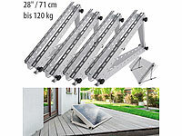 (0% MwSt) revolt 4er-Set verstellbare Aluminium-... 28" / 71 cm