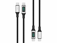 Callstel 2er-Set 100-W-PD-USB-... digitale Anzeige, 5 A, 1 m