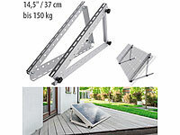 revolt Verstellbare Aluminium-Solarpanel-... cm, bis 150 kg