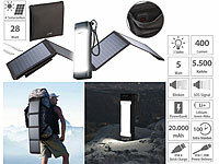 revolt Outdoor-USB-Powerbank ...-Solar-Ladegerät, 20.000 mAh