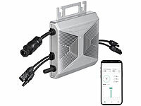 revolt WLAN-Mikroinverter f&uuml;r ... W, App, Aluminium-Geh&auml;use