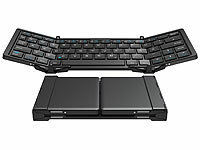 Callstel Ultrakompakte Trifold-...-Taste, QWERTZ, Akku