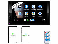 Creasono 2-DIN-Autoradio mit ... & Android Auto, 17,8cm, MP5