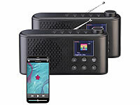 VR-Radio 2er-Set ... mit DAB+/FM, Farbdisplay, Bluetooth