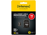 Intenso microSDHC-Speicherkarte UHS-I ... bis 90 MB/s, U3