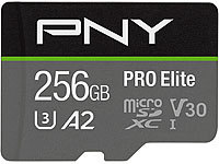 PNY PRO Elite microSDXC 256GB, UHS-I, U3, V30