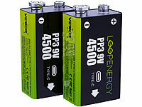 Verico 2er-Set Li-Ion-Akkus Typ ...-C, 500 mAh / 4.500 mWh