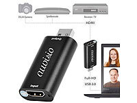 auvisio HDMI-USB-Videograbber für ... und  -Streaming