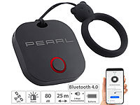 PEARL 4in1-Mini-Schlüsselfinder mit ... & GPS-Ortung, 80 dB