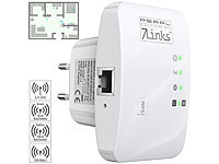 7links Mini-WLAN-Repeater mit ... 2,4 GHz & LAN-Anschluss